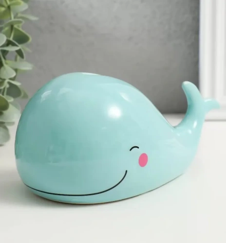 Копилка мятный китенок 16,7*9,9*9,1см 9735383